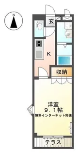 リッチ&フォース【107号室】の間取り