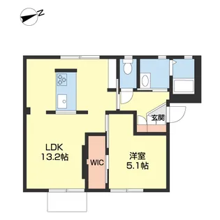 フォーレス有本【1階】の間取り