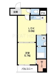 フジパレス新中通Ⅲ番館【305号室】の間取り
