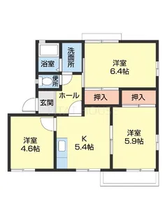 フレグランス畑毛【206号室】の間取り