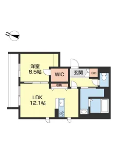 Reo【202号室】の間取り