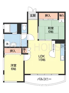 河彦Ⅰ【201号室】の間取り