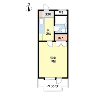 Pesca WakayamaⅠ【102号室】の間取り