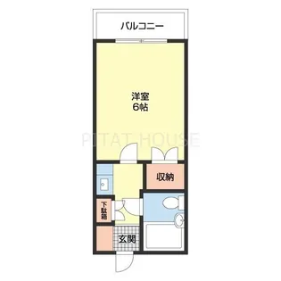 ワシンハイツ【106号室】の間取り