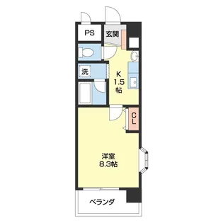 シトラス古屋【101号室】の間取り