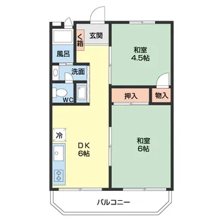紀の川コーポ【2H号室】の間取り