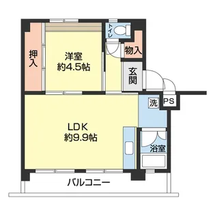 ビレッジハウス鳴滝11号棟【0403号室】の間取り