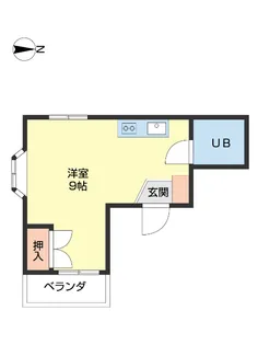 めぐみハイツ【202号室】の間取り