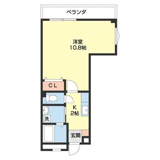 アパートメントM’s【3階】の間取り