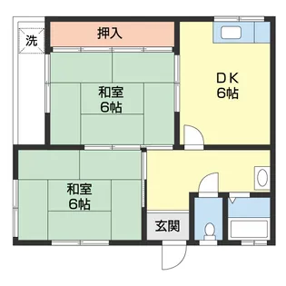 シマモトコーポ【102号室】の間取り