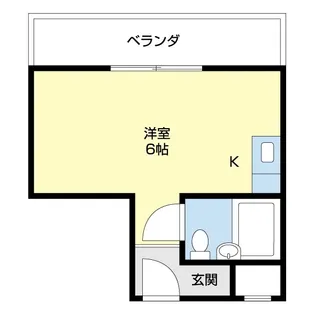 石井ビル【308号室】の間取り