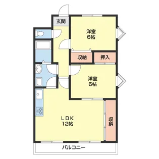 ハウスリット【201号室】の間取り