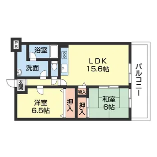 メゾンクシモト【1階】の間取り