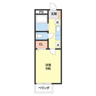 TJ水尻【1階】の間取り
