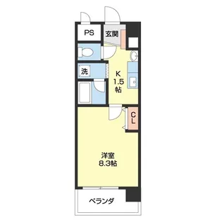 シトラス古屋【3階】の間取り