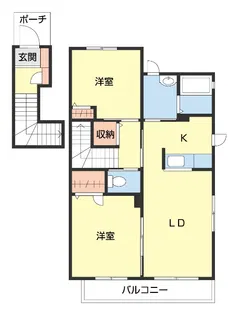 シャーメゾン有本【205号室】の間取り