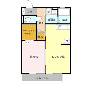 RASIS大海Ⅱ【21号室】の間取り