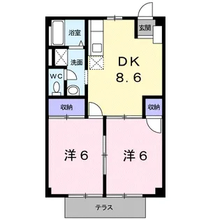 サンシップ【1階】の間取り