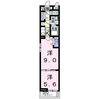 フォレスタ・和歌浦【3階】の間取り