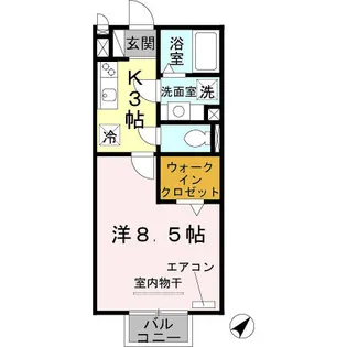 ビヤン リズム【2階】の間取り