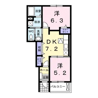 プランドール 3【1階】の間取り