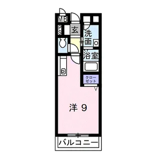トゥ-・ル・モンド【1階】の間取り