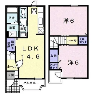 パミドーリⅡ【1階】の間取り