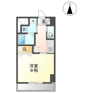レジデンスヒルズ ザ ワカヤマ【403号室】の間取り