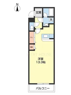 ルーチェ秋月【111号室】の間取り