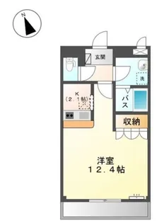 ヴェニール紀ノ川【110号室】の間取り