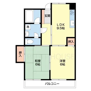 グレイスピア吹上【405号室】の間取り