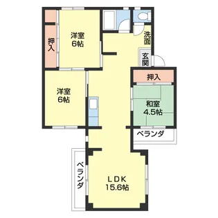 ピュア紀三井寺V【2階】の間取り