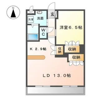 グレイスコートN‘s【101号室】の間取り