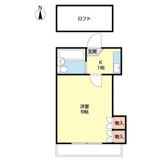 PiPiハウス有本【204号室】の間取り
