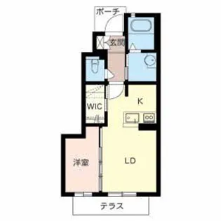 シャーメゾン77【105号室】の間取り