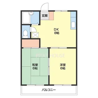 ハイツコサカⅣ【2階】の間取り