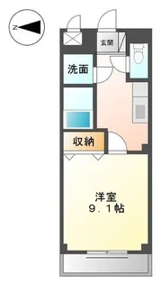 ジュニパー弘西【201号室】の間取り
