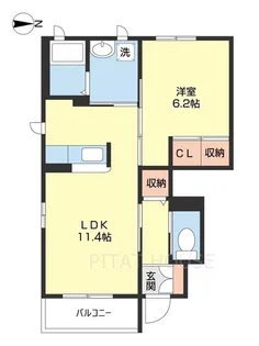 ガーデンハイツ【106号室】の間取り