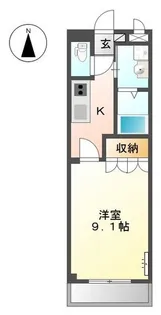 彩城A【202号室】の間取り