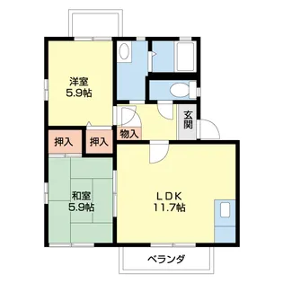 グラン・ファーム【207号室】の間取り