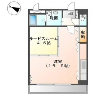 コンフォース21【103号室】の間取り