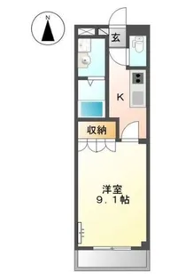 リッチ&フォース【203号室】の間取り