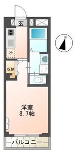 アルヴィータ・F【205号室】の間取り