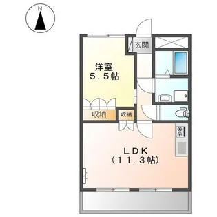 ルーラルヒルズ【203号室】の間取り
