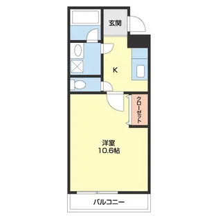 フジパレスリベーラ今福【101号室】の間取り