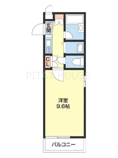 シャルマンフジ中之島弐番館【105号室】の間取り