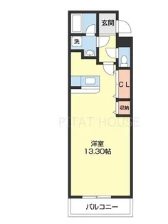 フジパレスコンフォートK【201号室】の間取り