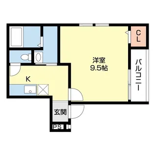 フジパレス和歌山駅南Ⅱ番館【103号室】の間取り