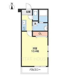 フジパレス城北Ⅵ番館【101号室】の間取り