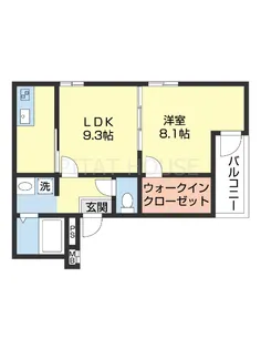 フジパレス和歌山太田Ⅰ番館【103号室】の間取り